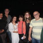 Adele Fatima com  o marido Marcelo Carneiro, Samira Azeredo, Sevy Lima, Gisela Markenson, Diretor Lauro Senna e Ricardo Markenson