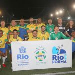 Artistas com o Secretário de Esportes Francisco Bandeira e Maria Domingas