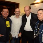 Denilson Baniwa, Marcio Doctors e Israel Klabin e Vanda Klabin