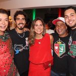 David Brazil, Diretor de Marketing da Liesa Gabriel david, Carol Sampaio, Leandro Soares e Bernardo Coutinho