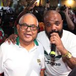 Presidente da Grande Rio Jayder Soares e Arlindinho Cruz