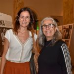 Cecília Fortes(curadora Centro Cultural PGE) e Tania Queiroz(Dir.Casa França Brasil)