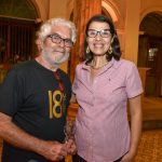 Giancarlo Mecarelli com Danielle Barros(Secretária de Estado de Cultura)