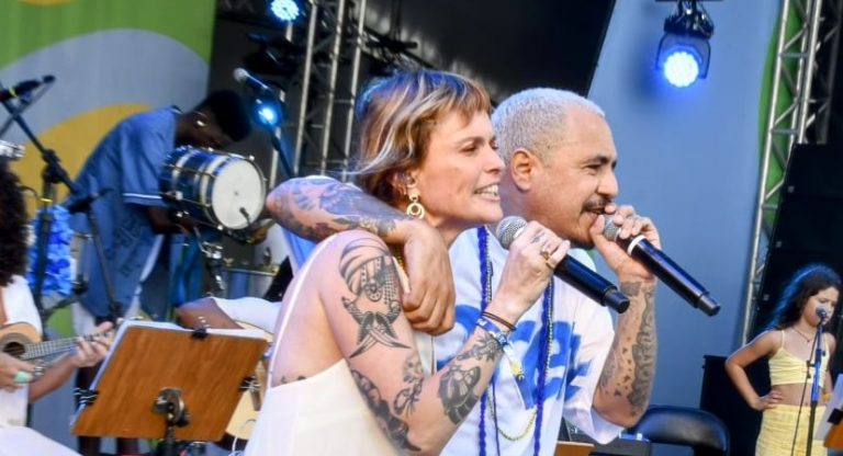 O casal - Luiza Machado e Marcelo D2 - nOV 2022.