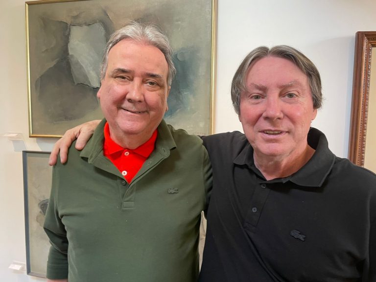 telmo porto, don da galeria 132 e Marcelo de medeiros antiquario e colecionador