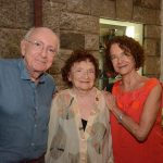 Clara Sverner entre Armando e Ilana Strozenberg