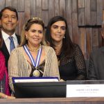 Os Irmãos Iná Valéria, Gony Arruda, Iná Crisitina e Iná Arruda e Presidente da Alerj André Ceciliano