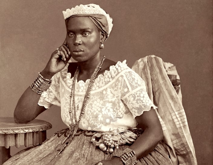 Mulher negra não identificada