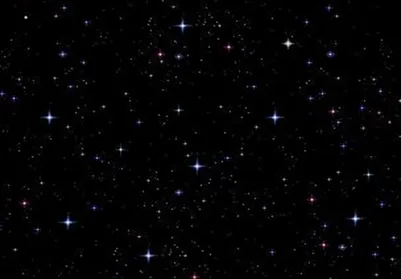 as estrelas piscam