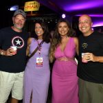 _DSC9421 Massimiliano Iacchini , Marcia Mamede , Andrea e Peck Mecenas - -VIVO NA PRAIA - Março 2023