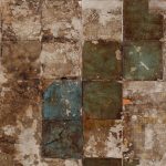 Dudu Garcia_ Tempo-Matéria_Anita Schwartz Galeria de Arte_RA 143_11_díptico, 2023 Série RA 143 1,38 x 0,98m (cada) Materiais orgânicos, placas de linóleo e pigmentos naturais sobre canvas