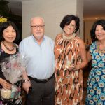 Embaixador e senhora Lima Rocha, Valéria Veras e Dinah Papi Guimaraens