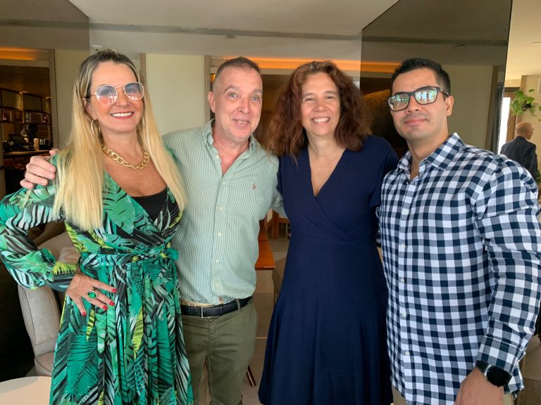 Viviane Fernandes, Bayard Boiteux, Cristina Braga e Matheus Oliveira
