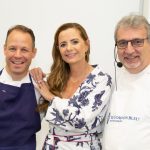 Priscila Bentes entre os Chefs David Mansaud e Rolland Villard-2