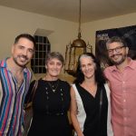 Gustavo Perino, Fabiana Vidal, Angela Moliterno e Diogo Maia