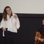 Patricia Secco e Marcelo Costa Santos durante sua apresentação