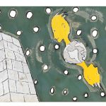 LEONILSON [JOSÉ LEONILSON BEZERRA DIAS] (1957-1993) Dois jovens com a cabeça fora da terra, 1986_© Sergio Guerini