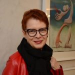 A artista Cristina Salgado