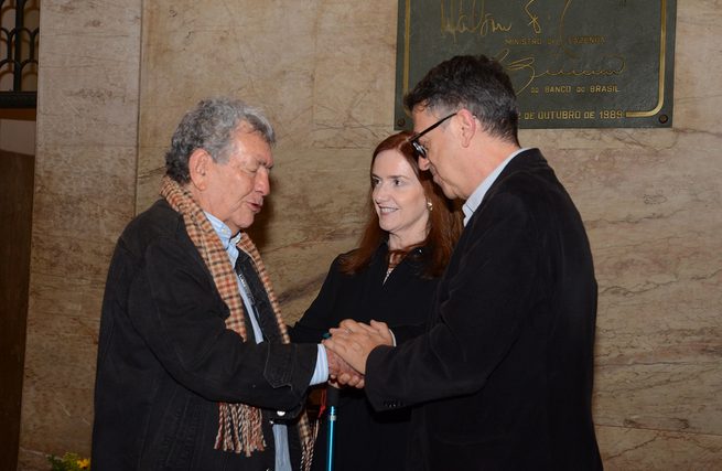 Evandro Teixeira, Suely Voltarelli e Marcelo Araújo (IMS)