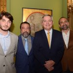 Itamar Musse Neto, Itamar Musse Filho, Almirante Humberto Caldas e Ricardo Henriques