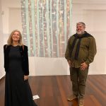 A artista Márcia Fontenelle e o designer José Antonio MacDowell