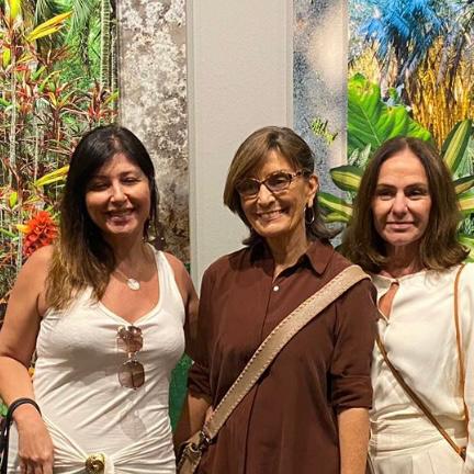 Bia Sampaio, Heloisa Amaral Peixoto e Claudia Jaguaribe