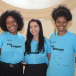 Luisa Goes, Pâmela Monção e Carolina Luisa Costa