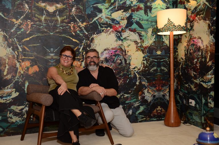 Ana Durães e o arquiteto José Marinho