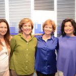 Daniela Pedras, Lucia Meira Lima, Claudia Castro Barbosa e Maria da Glória Archer