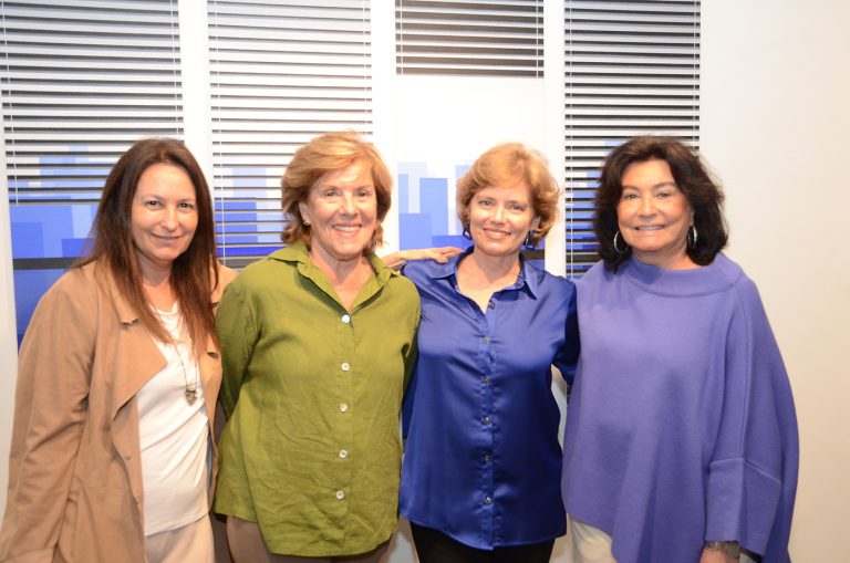 Daniela Pedras, Lucia Meira Lima, Claudia Castro Barbosa e Maria da Glória Archer