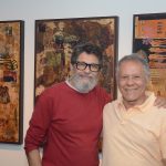 Os artista Raimundo Rodriguez e Manfredo de Souzanetto