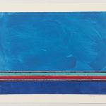 Linhas coloridas nos azuis