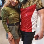 Carol Alfradique e David Brazil