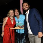 Priscila Seixas, Lara Ribeiro Mercedez e Thiago Ramires