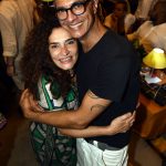 O casal Gisele Fróes e Gustavo Corsi