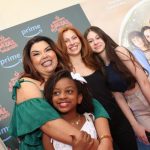 Fabiana Karla, Valentina Gaspar, Lana Rhodes e filha