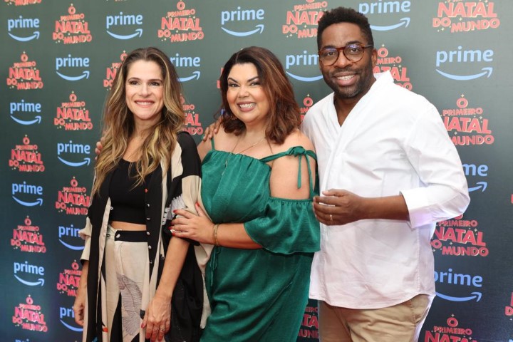 Ingrid Guimarães, Fabiana Karla e Lazaro Ramos