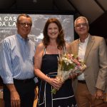 Ruth Levy entre João Assis e Lauro Cavalcanti