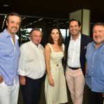 Alexis de Vaulx, Oliver Ginon, Milena Palumbo, Netto Moreira e Consul Gerard Marechal