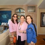 Flavia e Belita Tamoyo , anfitriã Moema Jafet