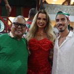 Presidente Jayder Soares, Thalita Zambriolli e Diretor de Marketing da Liesa Gabriel David