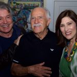 Edney Silvestre, Ary Fontoura e Beth Goulart