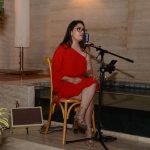 A cantora Mariana Biangini