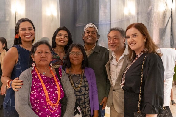 Bianca Mello, Zahy Tentehar, Ailton Krenak, Hiromi Nakagura, Sueli Voltarelli, Maria Salete e Marineusa Krikati_FotoFabio Souza (57)