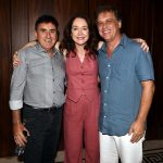 Claudio Rangel, Camila Morgado e Guilherme Fontes