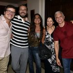 Thelmo Fernandes , Alcemar Vieira  Carol Machado, Stela Freitas e Sérgio Módena