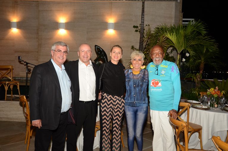 Gilberto Ururahy, Pascal Gras, Anne Cecilion, Manuela Estrela e Paulo Cezar Lima