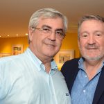 Gilberto Ururahy com o consul Gérard Maréchal