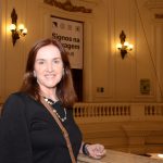 A gerente geral do CCBB Rj, Sueli Voltarelli, no saguão principal