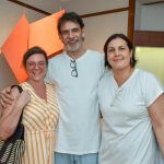 Daniela Labra com Juliano Vianna e Bianca Clark